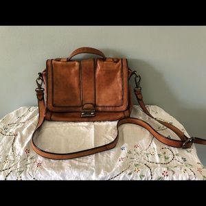 Beautiful over the shoulder brown leather bag